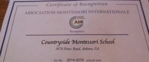 CountrySide Montessori School received AMI reaccreditation