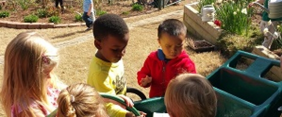 Gardening Day at CountrySide with the children