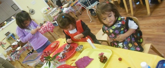 Holiday Family Celebration activities at the school