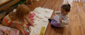 Montessori Classroom Work, everyone is actively engaged