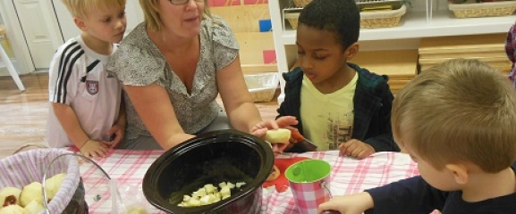 Making Delicious Apple Sauce with Ms. Jessica